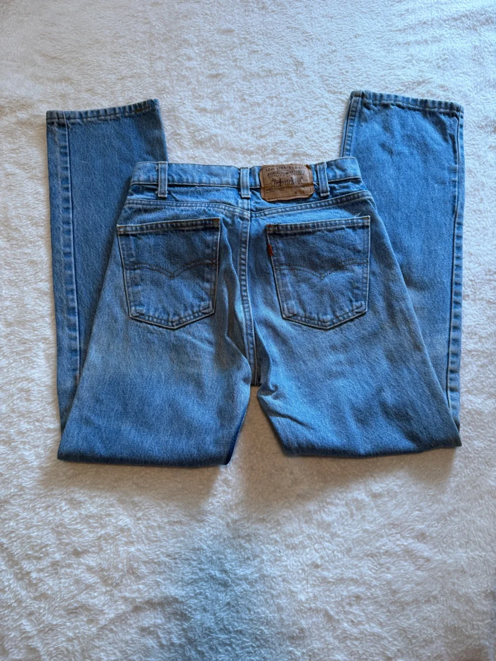 Vintage 1987 Orange Tab Levi’s 30x30 Button 536 Made in USA